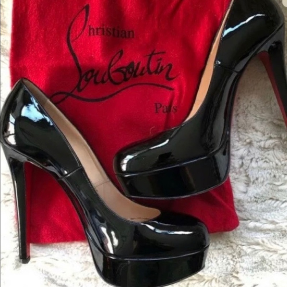 Authentic Louboutin Bianca platform